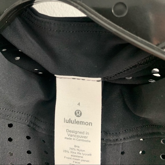 Lululemon Unleash Strength Bra Medium Support, B/C Cup: Black - Picture 8 of 12